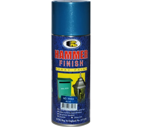 Изображение товара Молотковая краска Bosny синий H003