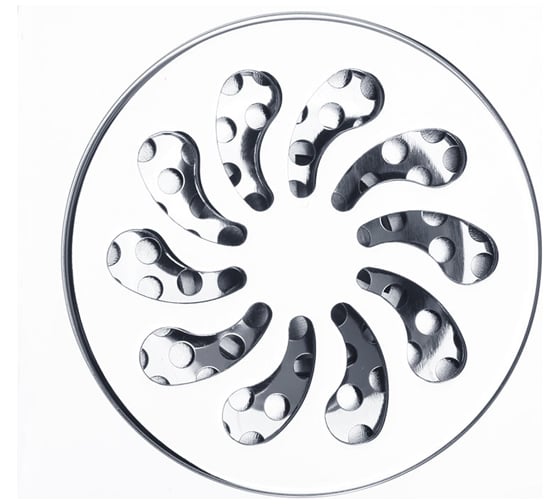 Изображение товара Сливной трап Veragio CANYON d40, с решеткой 100х100 мм, с механическим обратным клапаном, хром VR.CAN-2006.CR