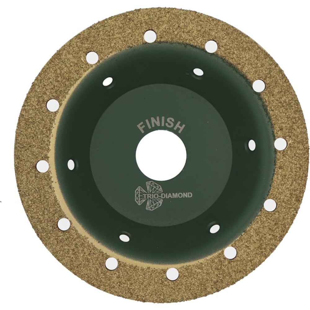 Изображение товара Деревянный обдирочный диск TRIO-DIAMOND 125 мм для фланцев