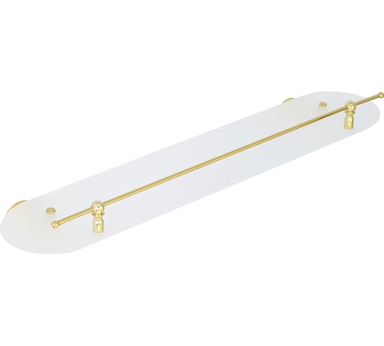 Изображение товара Полка с галереей Veragio GIALETTA L60 см, матовое стекло/золото VR.GIL-6411.DO