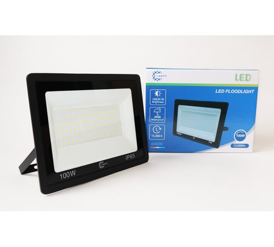 Изображение товара Прожектор I-WATT LED 6400K 100BT IP65 10000Лм i-12108