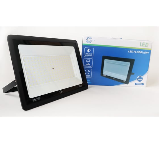 Изображение товара Прожектор I-WATT LED 6400K 200BT IP65 20000Лм i-12109