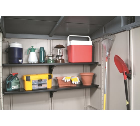 Изображение товара Полки для хозблока KETER 6 ft Accessories set resin shelves + assembly parts 245542