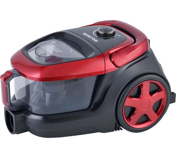 Изображение товара Пылесос Willmark VC-2630CYM (трубка телескоп/металл., 2000 Вт, мощ.всас. 450 Вт, 2,5 л, ярко-красный) 2000387