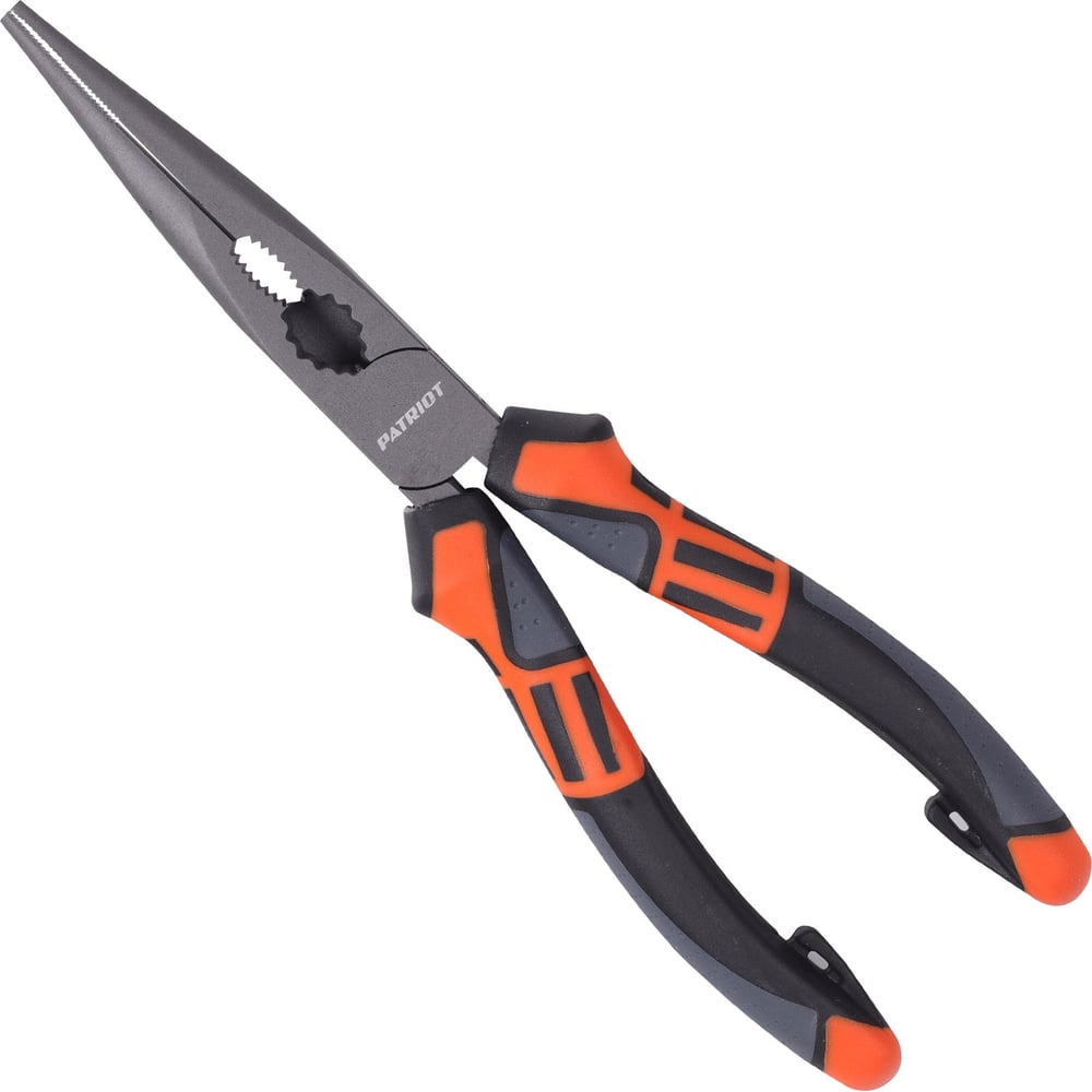 Изображение товара Длинногубцы PATRIOT Expert PLN 205, Cr-V, TPR-рукоятка, 205мм, профессиональный инструмент