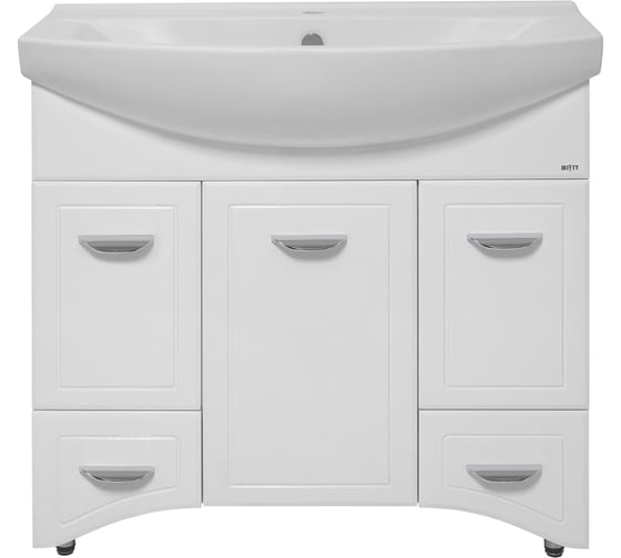 Изображение товара Тумба Misty Дрея - 86 с двумя ящиками корзина Э-Дре01086-01К2Я