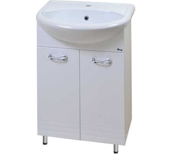 Изображение товара Тумба Emmy Рио 50 под умывальник Уют 50, белый 310056