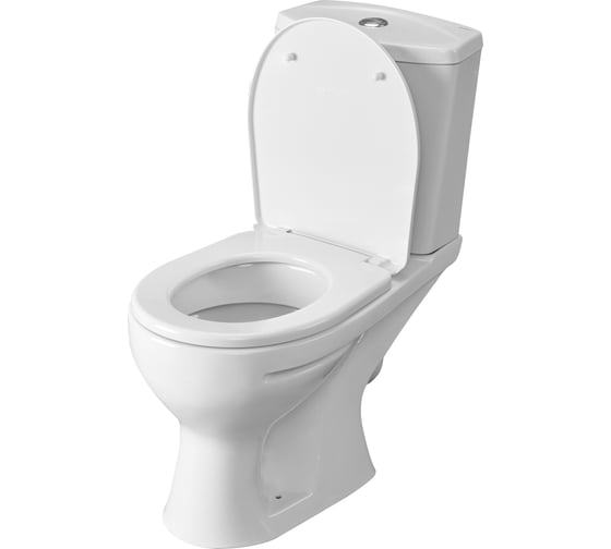 Изображение товара Унитаз-компакт Santeri УЛЬТРА Тарельчатый, к/в, 1-реж, сид. ППВОРОТЫНСК 427716 1P4013S0000BF