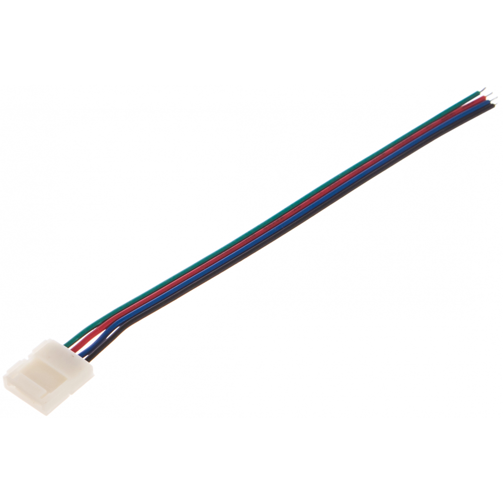 фото Коннектор elektrostandard 10cm для rgb светодиодной ленты 10pkt connector a039790