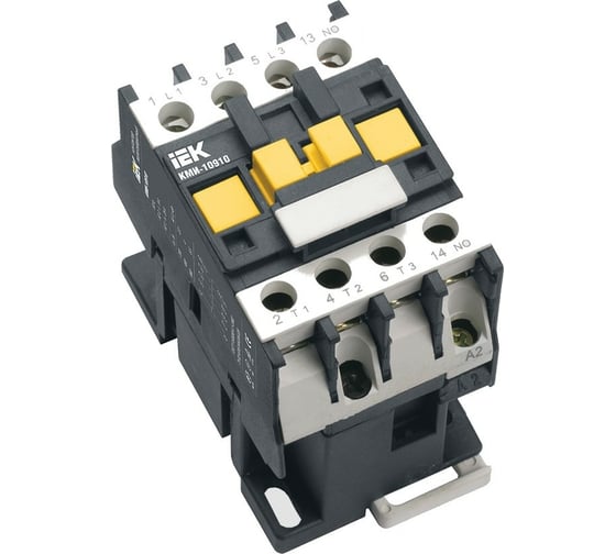 Изображение товара Контактор IEK КМИ-11210 12А 400В 1НО ИЭК KKM11-012-400-10