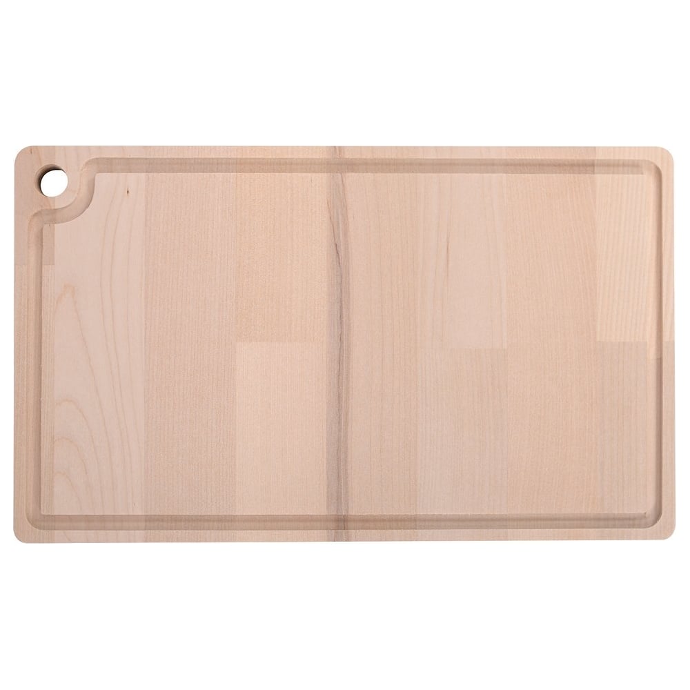 Изображение товара Разделочная доска с желобками МУЛЬТИДОМ 30x18 см деревянная