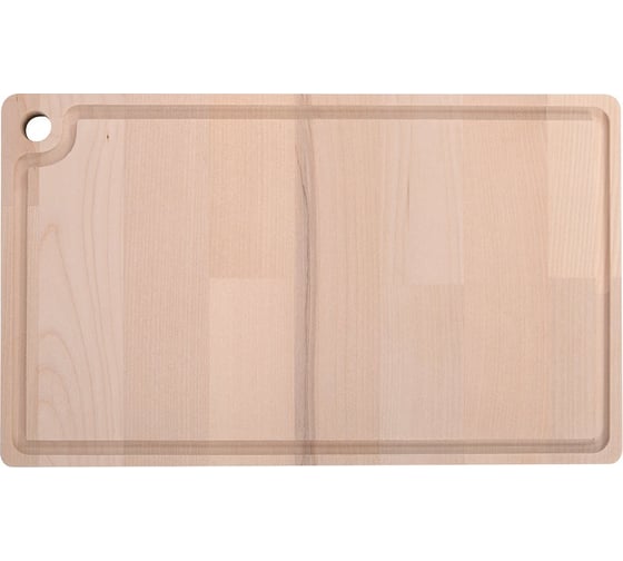 Изображение товара Разделочная доска с желобками МУЛЬТИДОМ размер 30x18 см, толщина 1,8 см МФ18-214