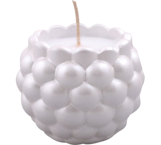 Изображение товара Свеча декоративная с подсвечником МУЛЬТИДОМ "Бабл", размер 8x8х6,5 см МС5-206