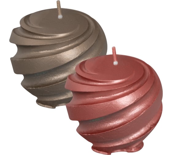 Изображение товара Свеча декоративная МУЛЬТИДОМ "Спираль", 5x5,5 см, 2цв МС5-110