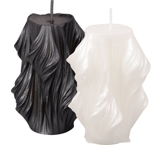 Изображение товара Свеча декоративная МУЛЬТИДОМ "Водопад", 8x5 см, 2цв МС5-103