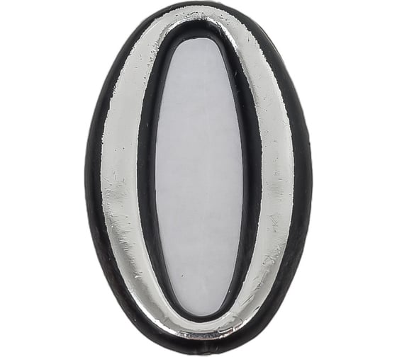 Изображение товара Номер дверной Marlok 0 пластик, CP хром 027311