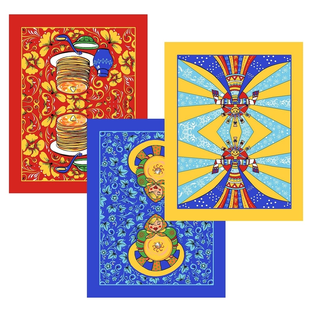 Изображение товара Полотенце МУЛЬТИДОМ Масленица 48х62 см 100% хлопок