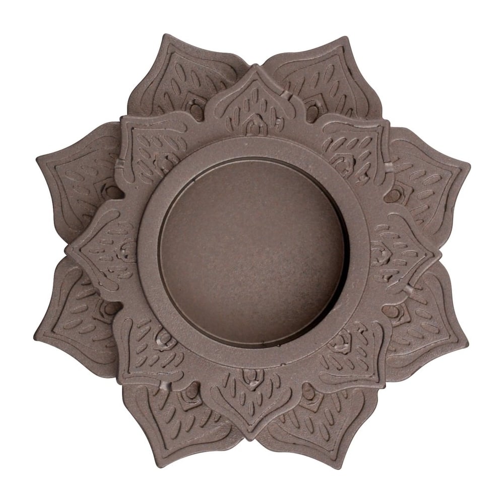 Изображение товара Подсвечник МУЛЬТИДОМ Цветок 10x10 см из гипса