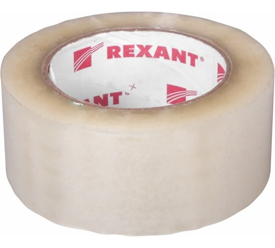 Изображение товара Упаковочная клейкая лента REXANT 48 мм х 50 мкм, прозрачный, 6 рулонов по 150 м 09-4204