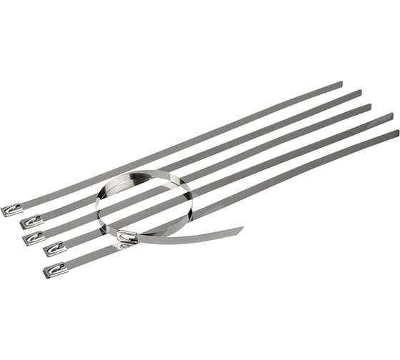 Изображение товара Стальной хомут REXANT 250x4,6 мм, 50 шт. 07-0258