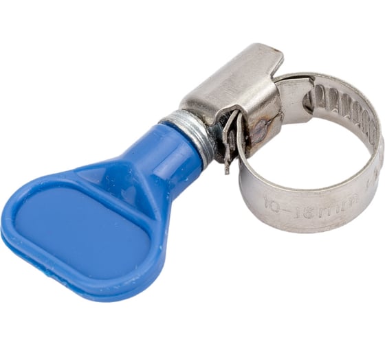 Изображение товара Обжимной хомут Госкреп из нерж.стали 10-16 мм с бабочкой 2 шт. европодвес КР.141079 11-0011490