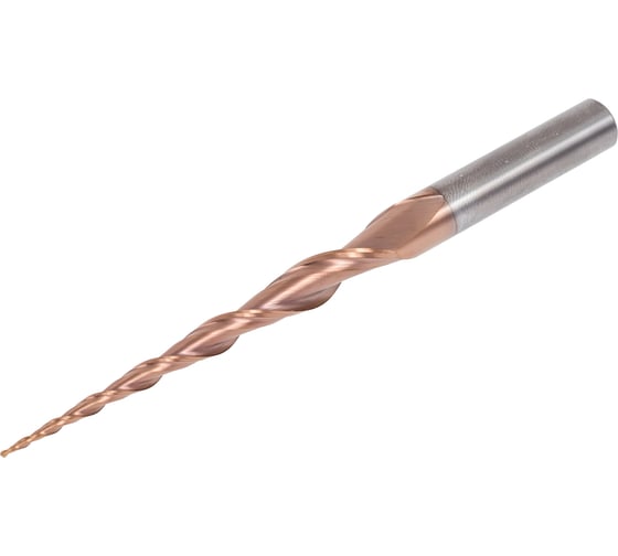 Изображение товара Фреза спиральная двухзаходная конусная сферическая (1x60x100 мм; R0.5 мм; S8 мм) ROTIS 133.860100.050