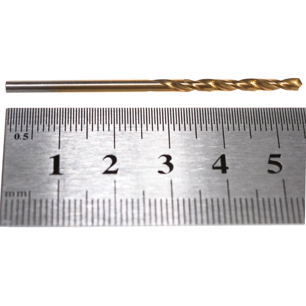 Изображение товара Сверло по металлу Туламаш 2.5х30х57 мм нитрид титана