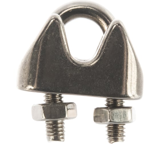 Изображение товара Зажим троса Госкреп DIN 741 D3 мм нержав. сталь 1 шт. 10-0026370