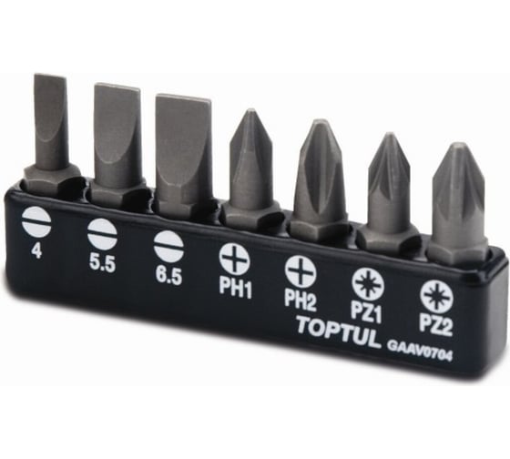 Изображение товара Набор бит 7 шт TOPTUL GAAV0704