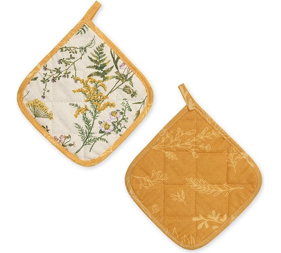 Изображение товара Прихватка МУЛЬТИДОМ "Луговые цветы", размер 18x18 см МТ22-260