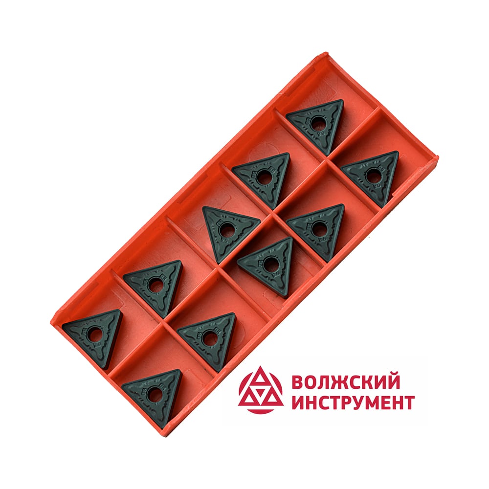 Изображение товара Пластины для токарных работ TNMG160408-GR HR8250, 10 штук, Волжский Инструмент