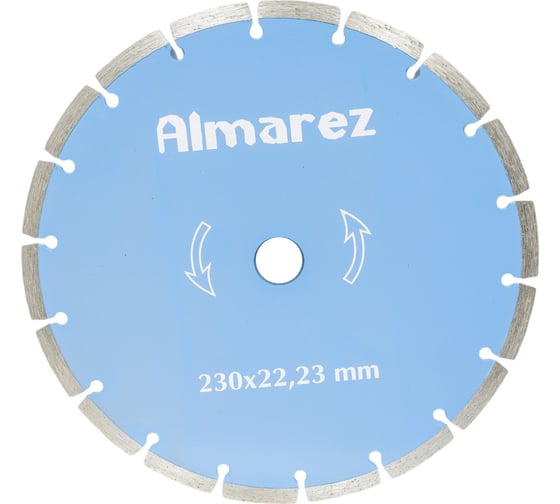 Изображение товара Диск отрезной алмазный Кирпич/блок (230х22.23 мм) Almarez 304230