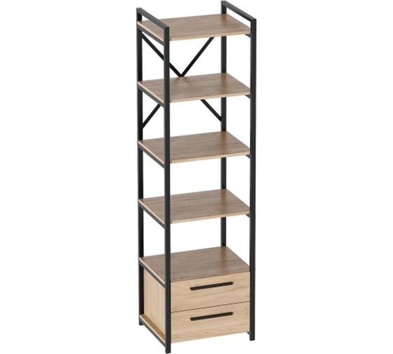 Изображение товара Стеллаж Мебельград Бонн большой - 2 комплекта полок 1 ящик 67 574