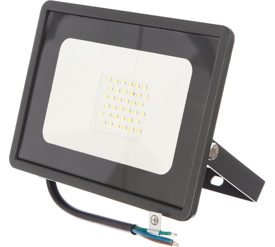 Изображение товара Светодиодный прожектор Фарлайт СДО 30Вт 6500К IP65 серый FAR002021