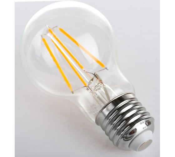 Изображение товара Нитевидная лампа Фарлайт прозрачная груша А60 9Вт 2700К Е27 FAR000039