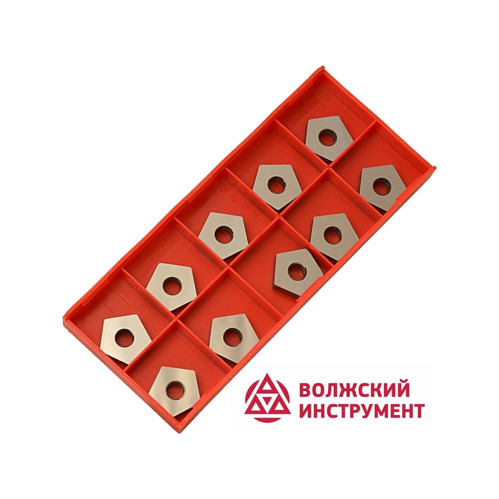 Изображение товара Пластина твердосплавная PNUA-110408 Т15К6 10 шт Волжский Инструмент 5904008