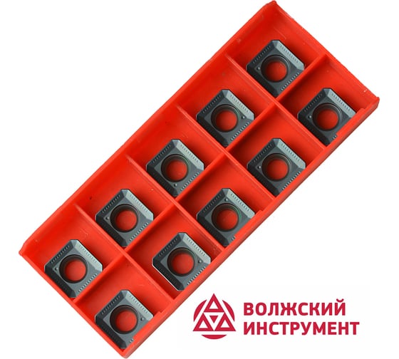 Изображение товара Пластина SEKT1204AFTN-XM HR5257 10 шт Волжский Инструмент 3503043