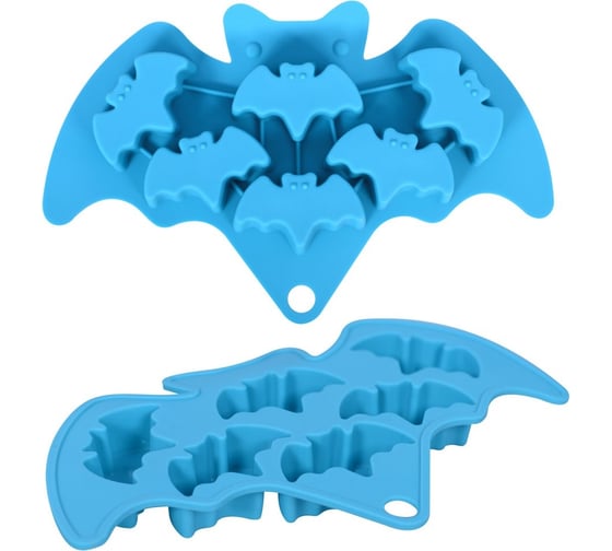 Изображение товара Форма для шоколадных конфет МУЛЬТИДОМ "Летучая мышь", размер 18,5x12x2 см DA80-513