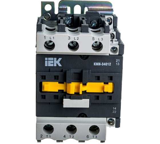 Изображение товара Контактор IEK КМИ-34012, 40А, 400В, 1НО;1НЗ, ИЭК, KKM31-040-400-11