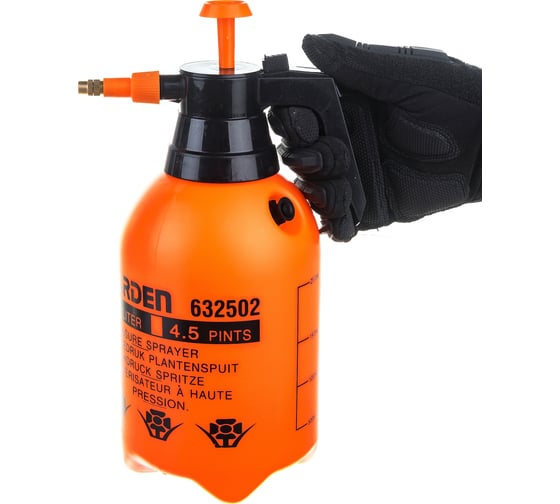 Изображение товара Ручной пневмо опрыскиватель HARDEN с медным соплом 2 л 632502
