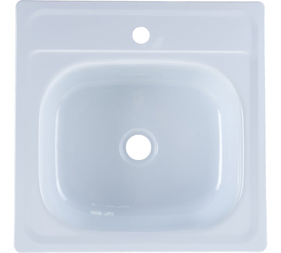 Изображение товара Стальная мойка Гомель эмалированная, 500х500, с кронштейнами 28681