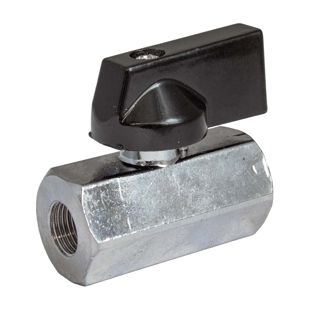 Изображение товара Вентиль шаровый PI TOOLS ff1/8 4485 латунь никель хром 12 бар