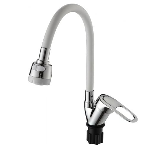 Изображение товара Смеситель для кухни ECONOCE серия 240 D40-A, белый EC0245WT