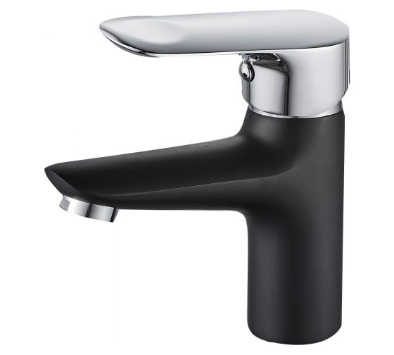 Изображение товара Смеситель для умывальника ECONOCE серия 280 D35-A, черный EC0280BL