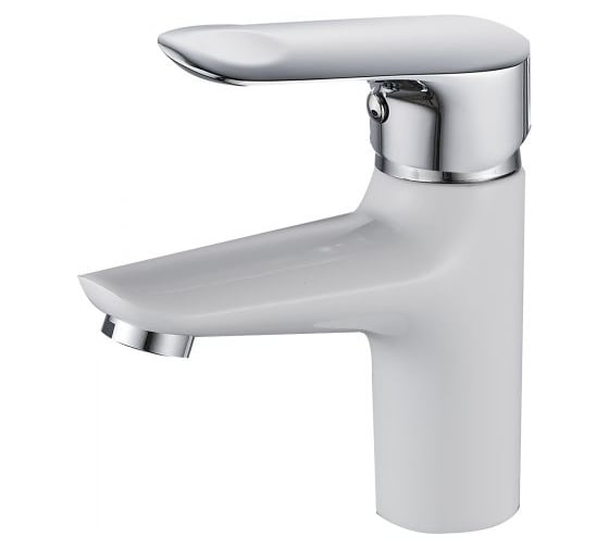 Изображение товара Смеситель для умывальника ECONOCE серия 280 D35-A, белый EC0280WT