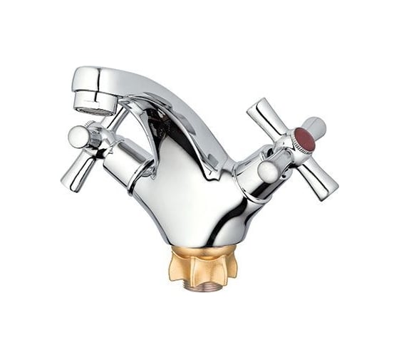 Изображение товара Смеситель для умывальника ECONOCE серия 420 вентильный EC0420