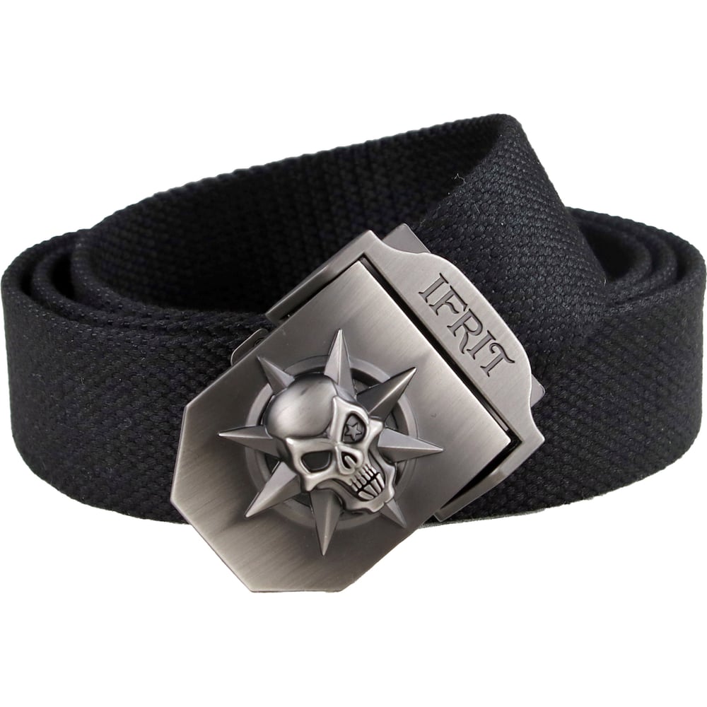 Изображение товара Ремень Ifrit Skull Danger Polypropylene пряжка алюминиевый сплав черный Рем-644 4680232391617