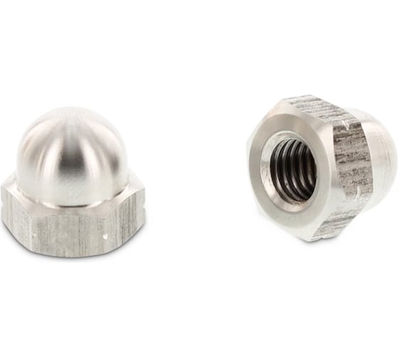 Изображение товара Гайка нержавеющая METIZ-A2 М12, DIN 1587, А2, колпачковая, 4 шт. 1587212 4