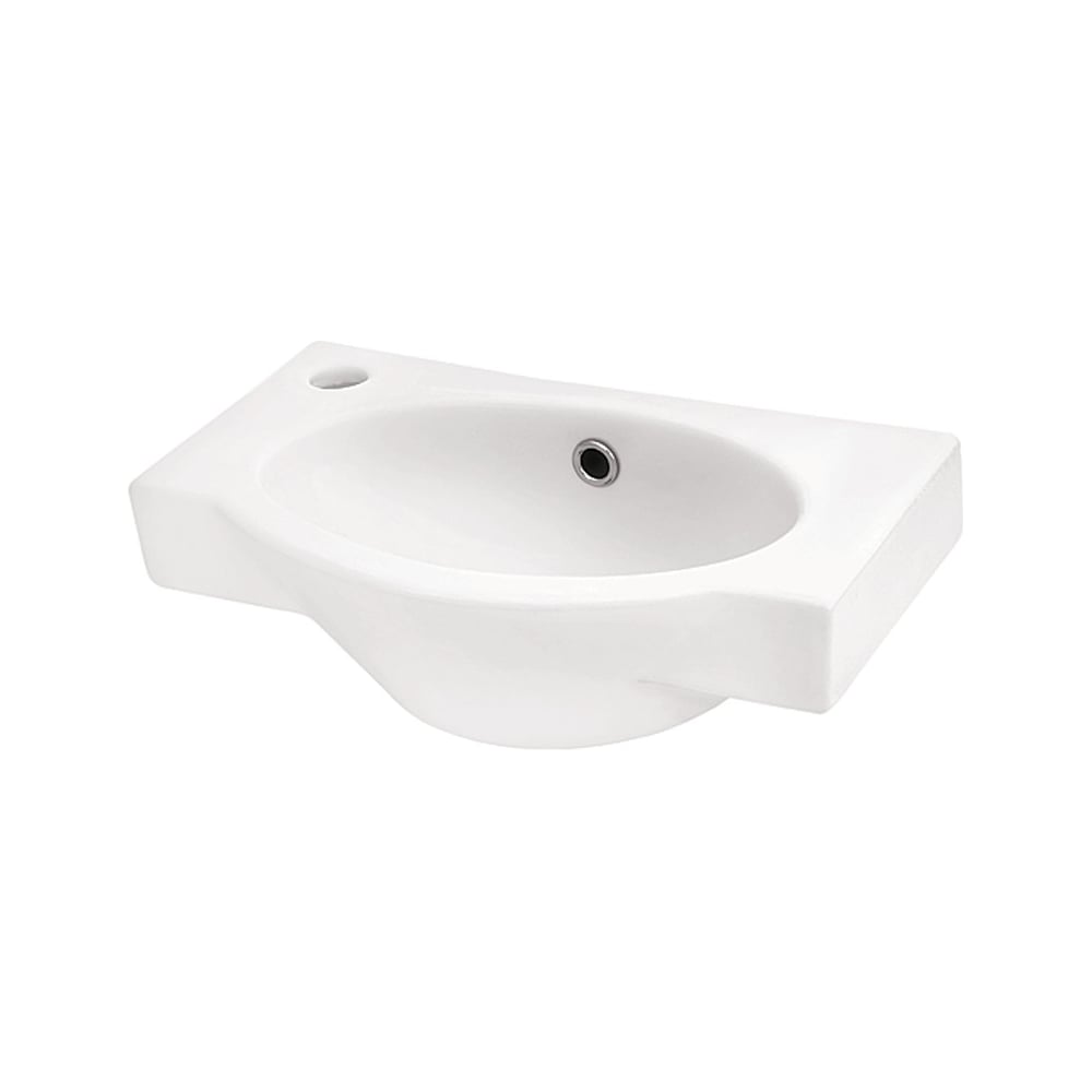 Изображение товара Миниумывальник Santek Форум 45х29, белый, полукруглая, подвесной санфарфор