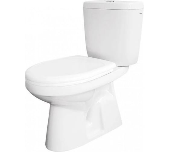 Изображение товара Унитаз-компакт Santek Анимо в пол, 2 режима, сиденье DP, Soft Close, Clip up 1WH302136 441392